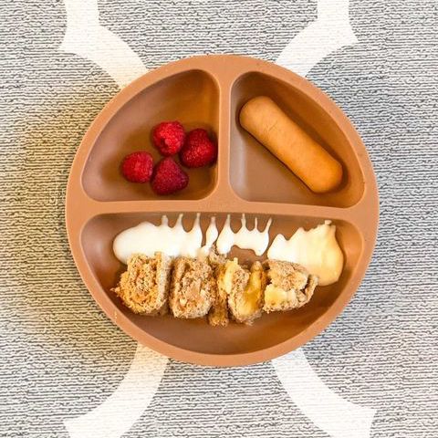 Banana and peanut butter roll ups