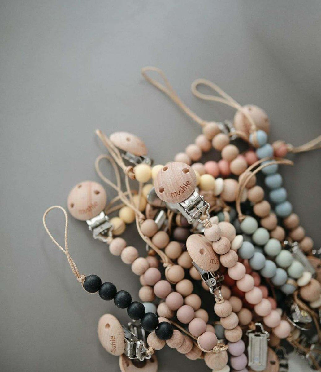 Mushie | Dummy Clips | | La Romi | Baby Fashion