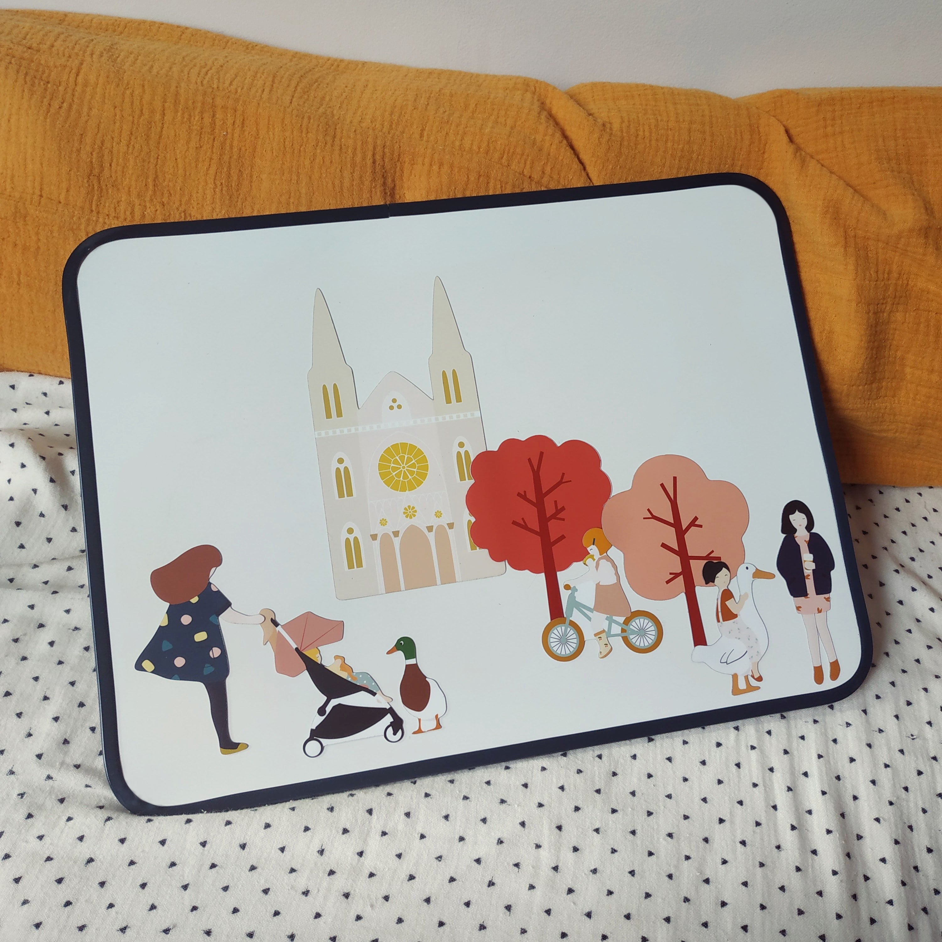 Magnetic rectangle Board | 5 colours