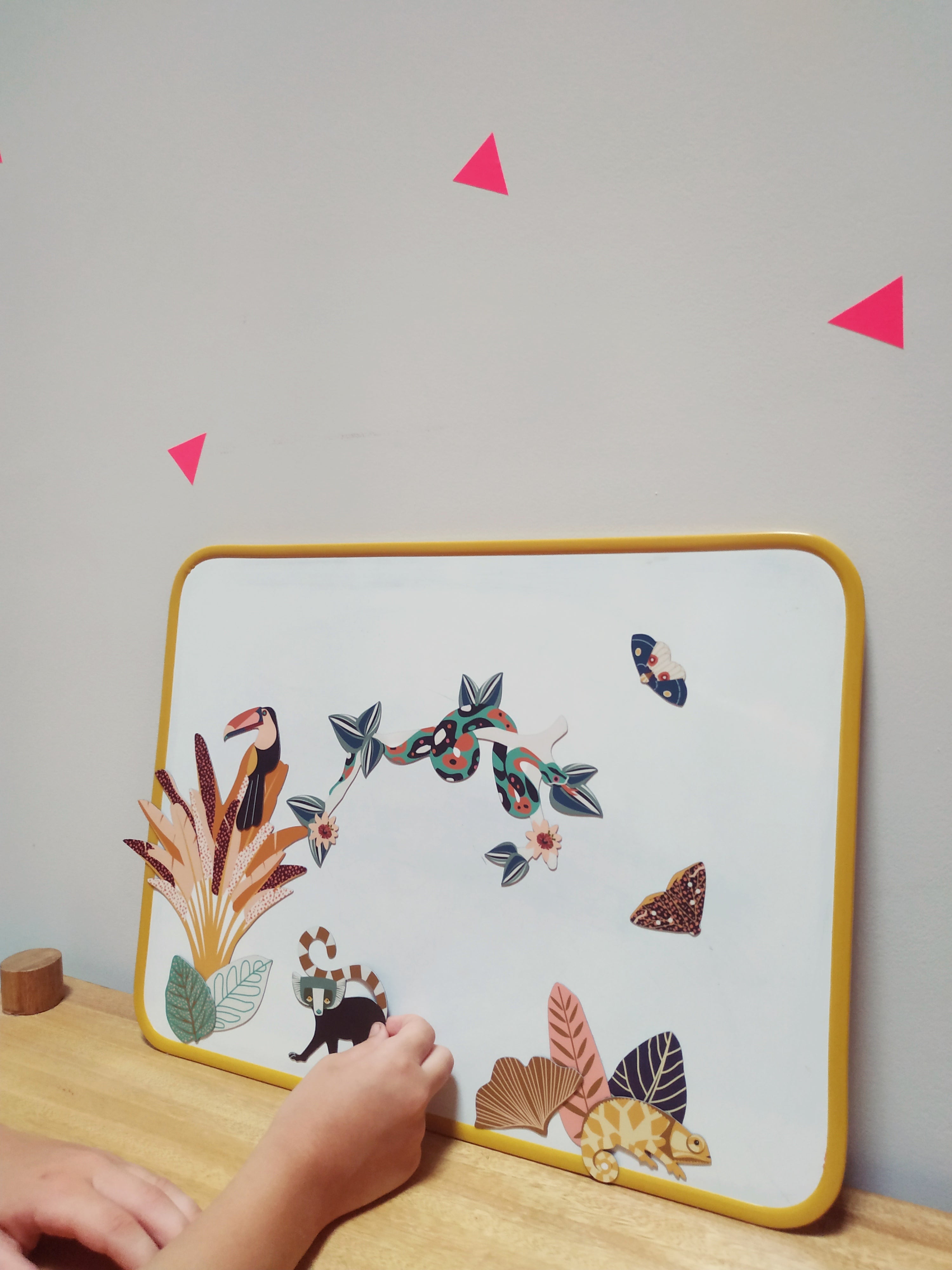 Magnetic rectangle Board | 5 colours