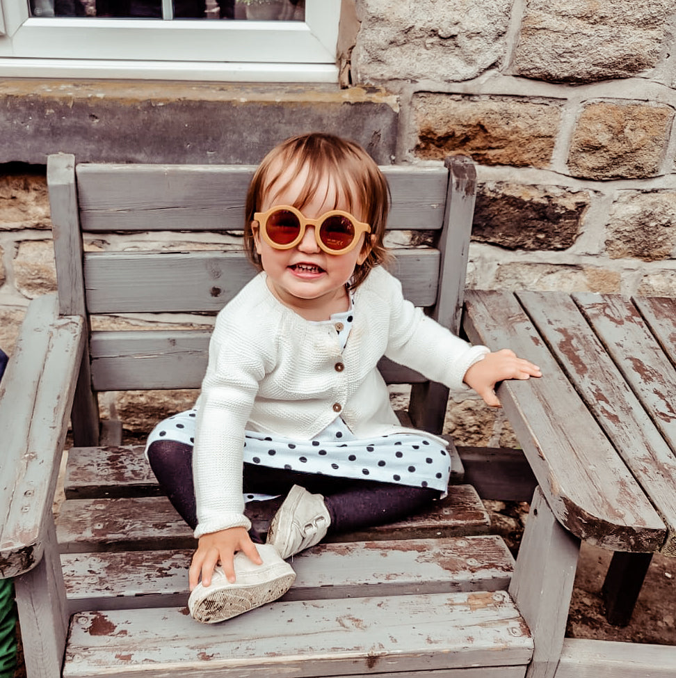 Sunglasses | Kids / Toddler Aviator Sunglasses | Taupe | La Romi