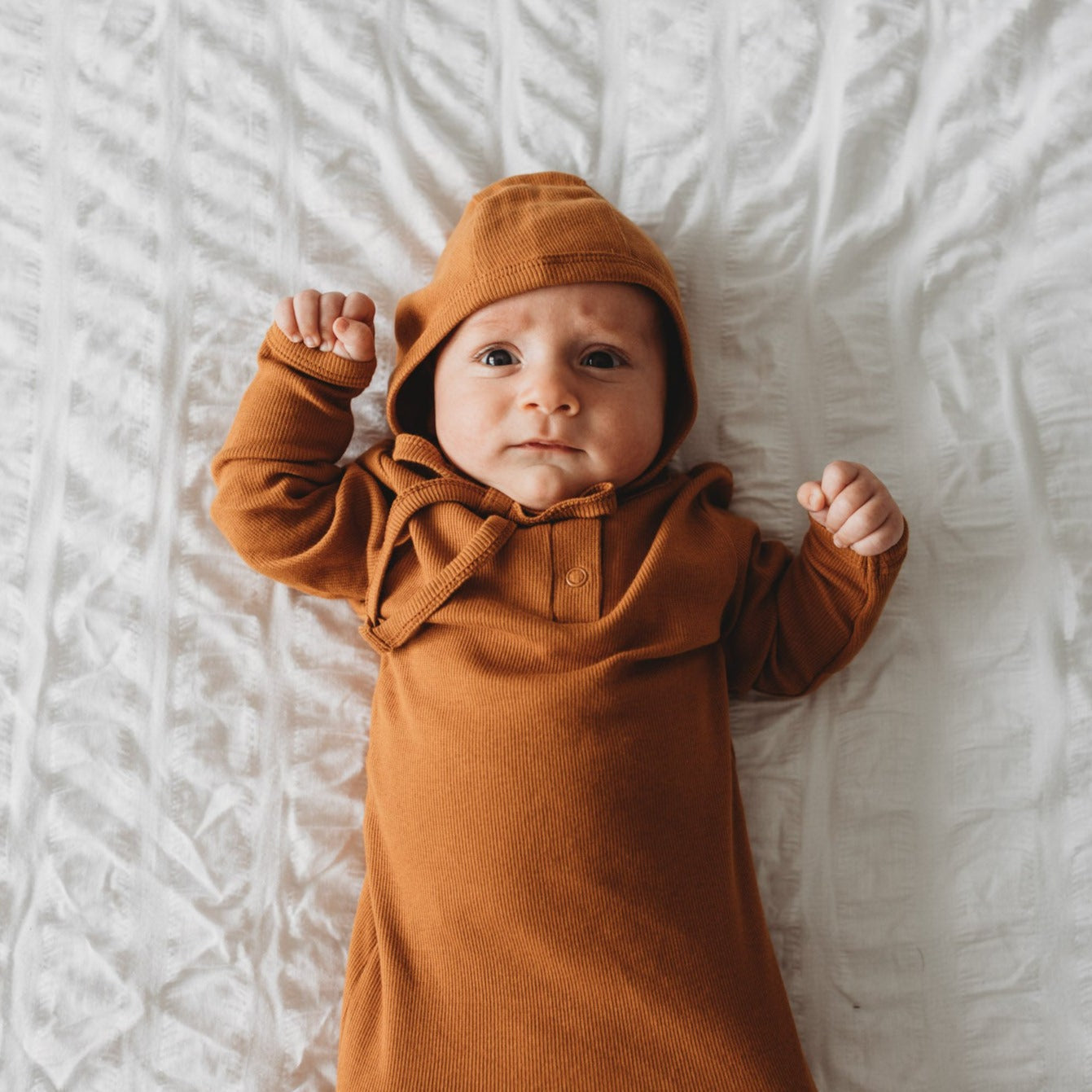 Baby Grows | Baby Sleeping Gown + Bonnet Set | Cloud | La Romi