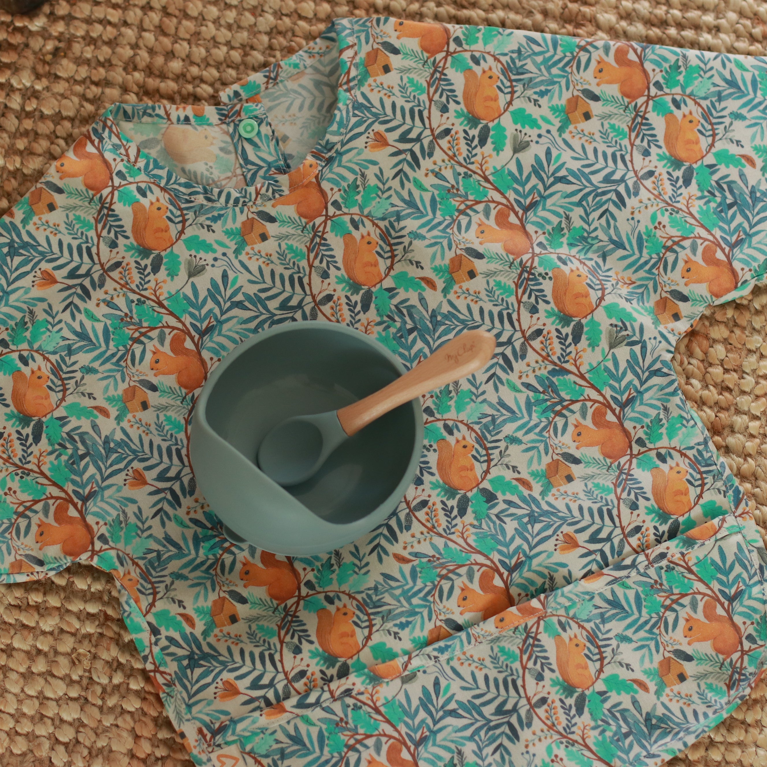 Cover-all Waterproof Bibs | Squirrels