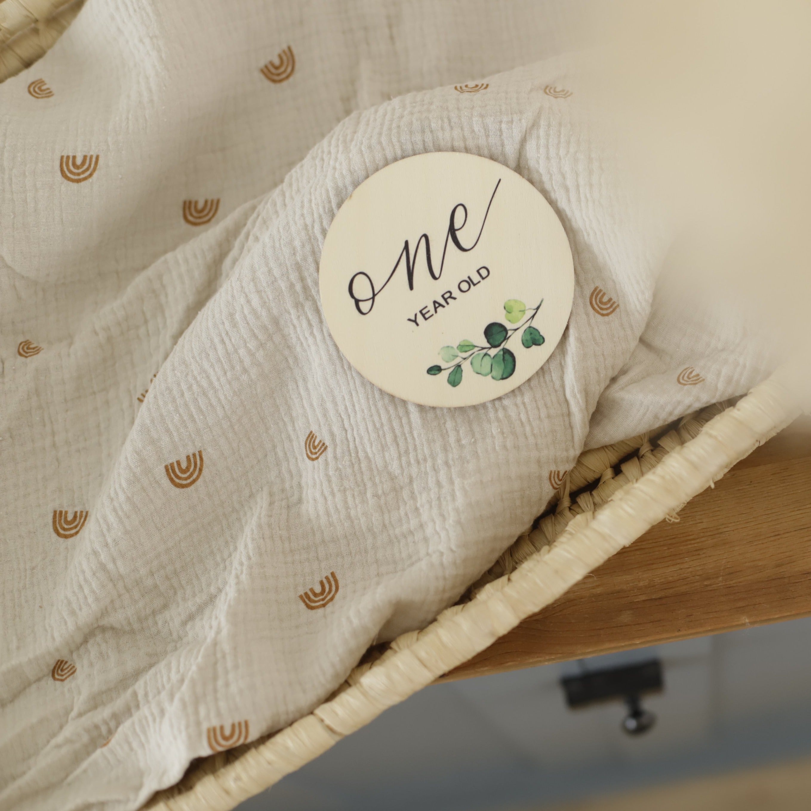 Seasonal & Holiday Decorations | Milestone Discs | Botanical Theme | La Romi