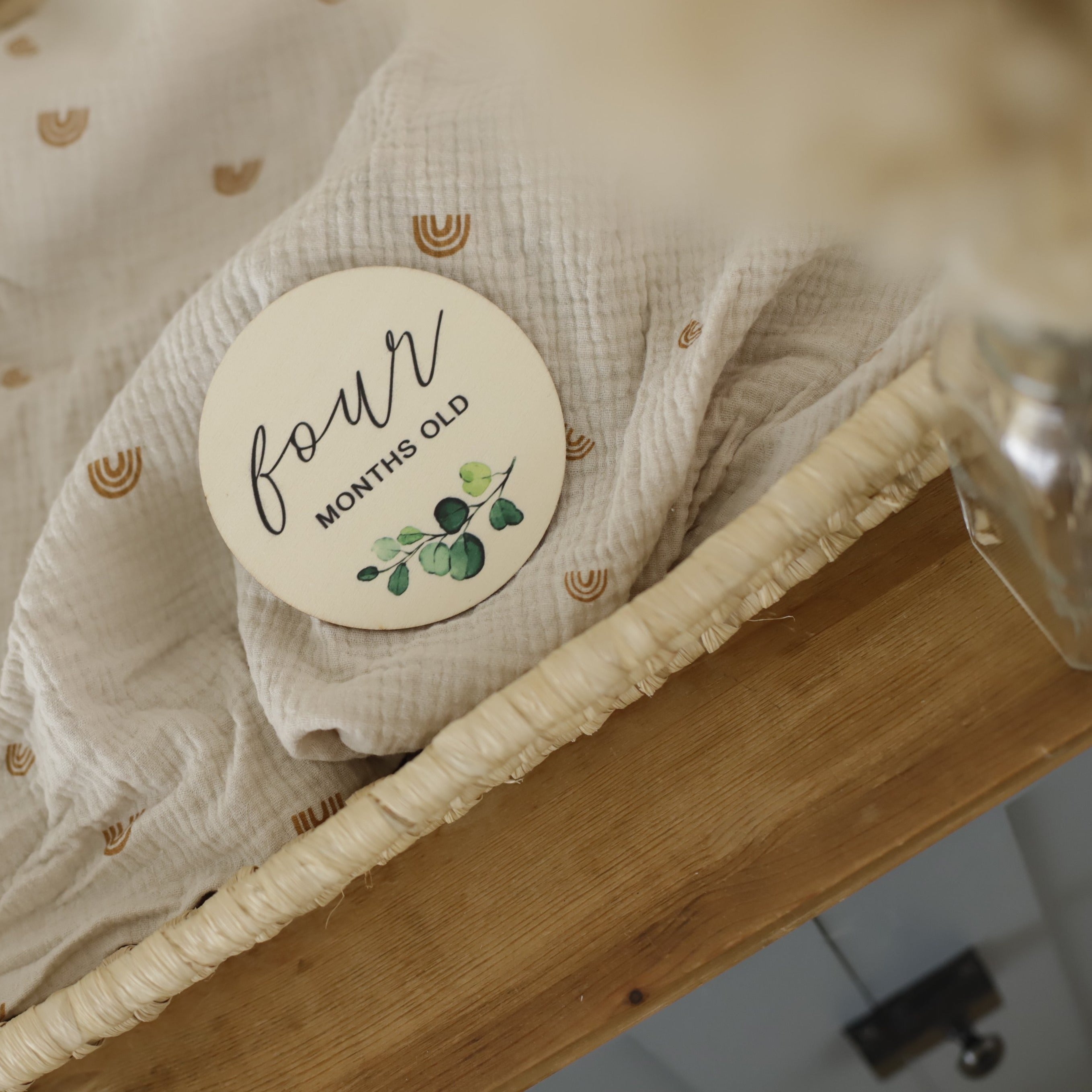 Seasonal & Holiday Decorations | Milestone Discs | Botanical Theme | La Romi