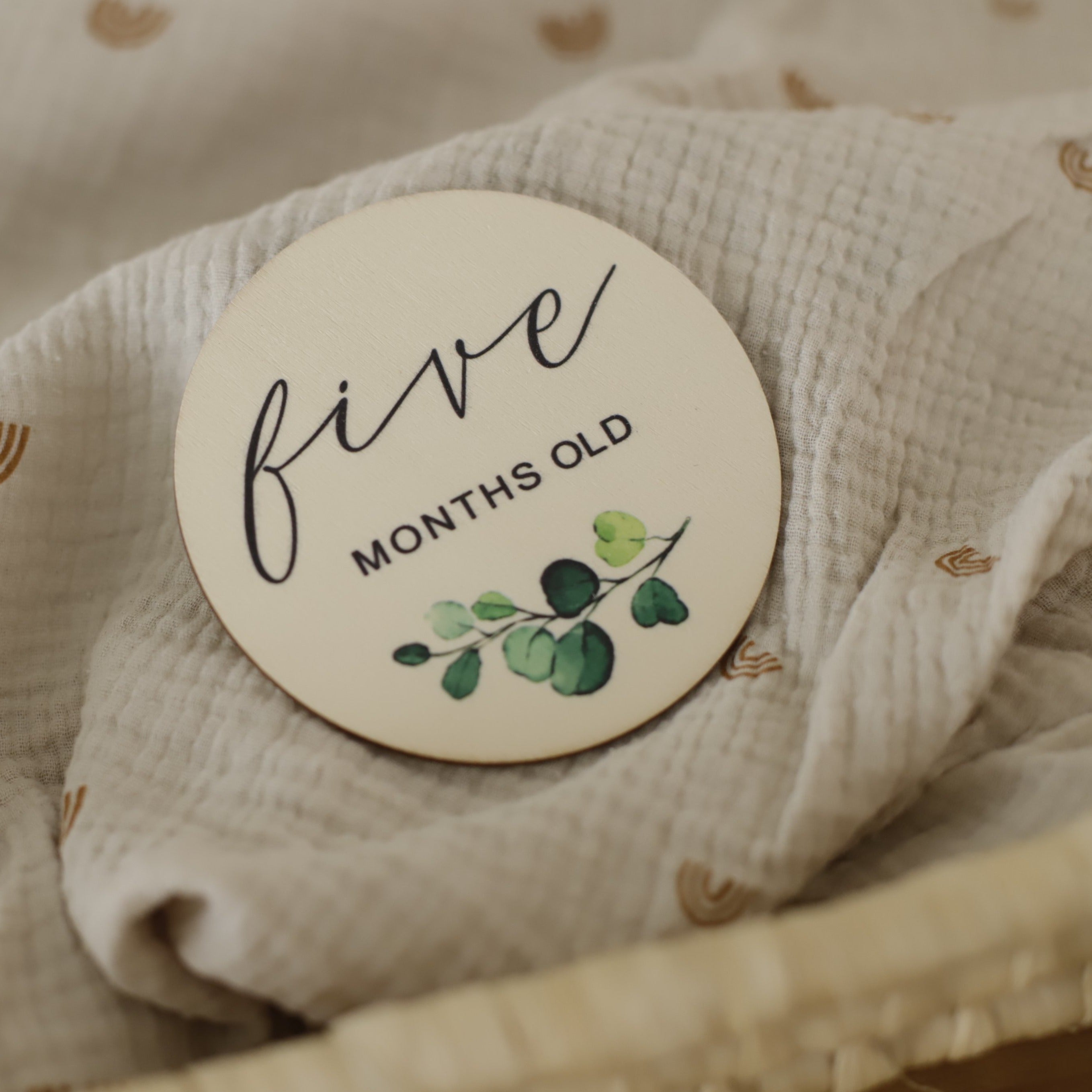 Seasonal & Holiday Decorations | Milestone Discs | Botanical Theme | La Romi