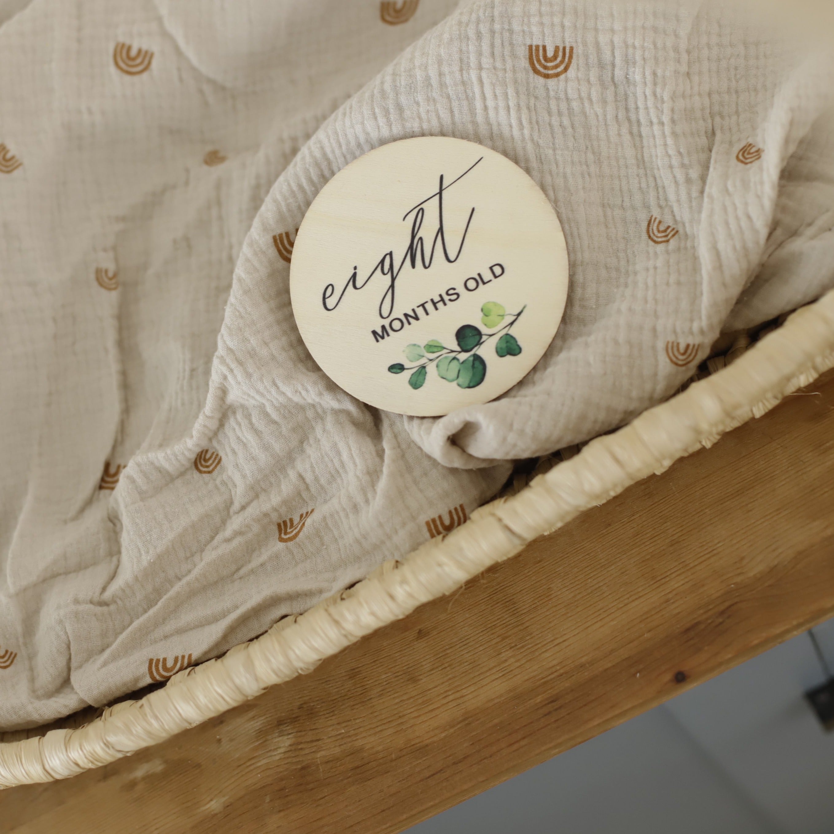 Seasonal & Holiday Decorations | Milestone Discs | Botanical Theme | La Romi