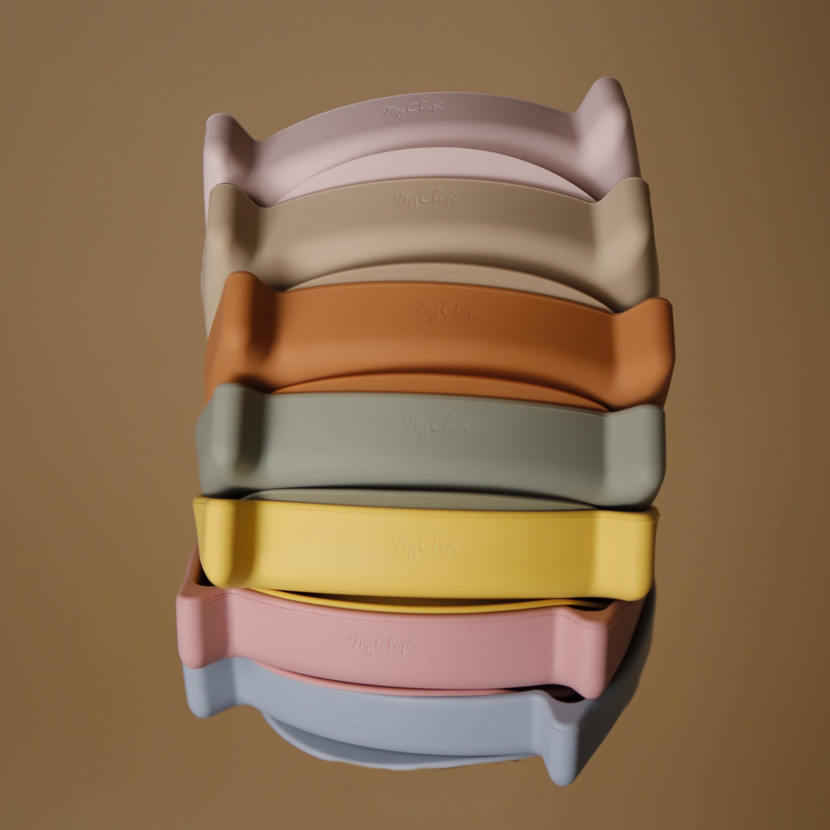 Plates | Cat Suction Plates | Mustard | La Romi