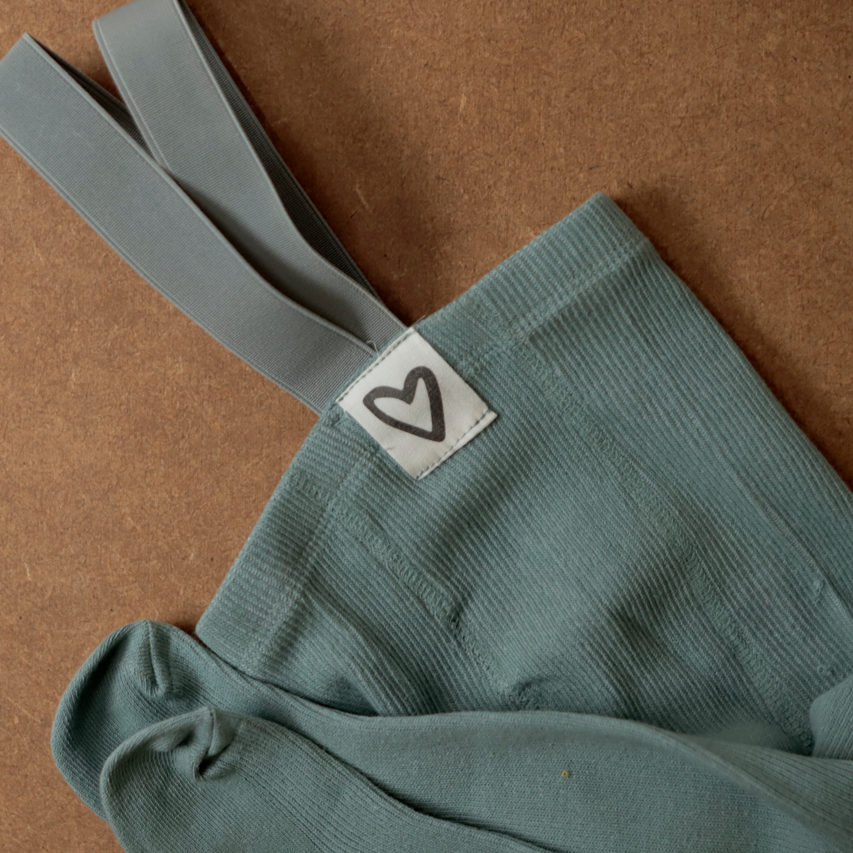 Dungaree Tights | Baby + Toddler Dungaree Tights | Seafoam | La Romi