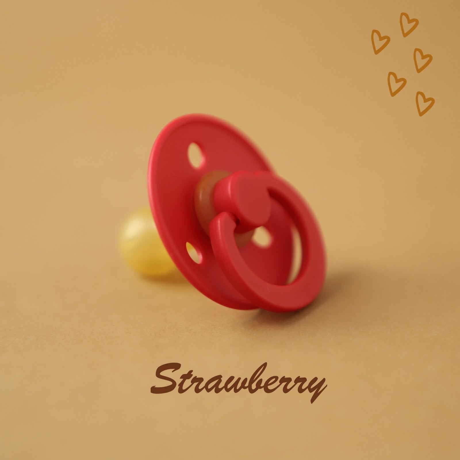 Pacifiers | BIBS Size 1 | Strawberry | La Romi