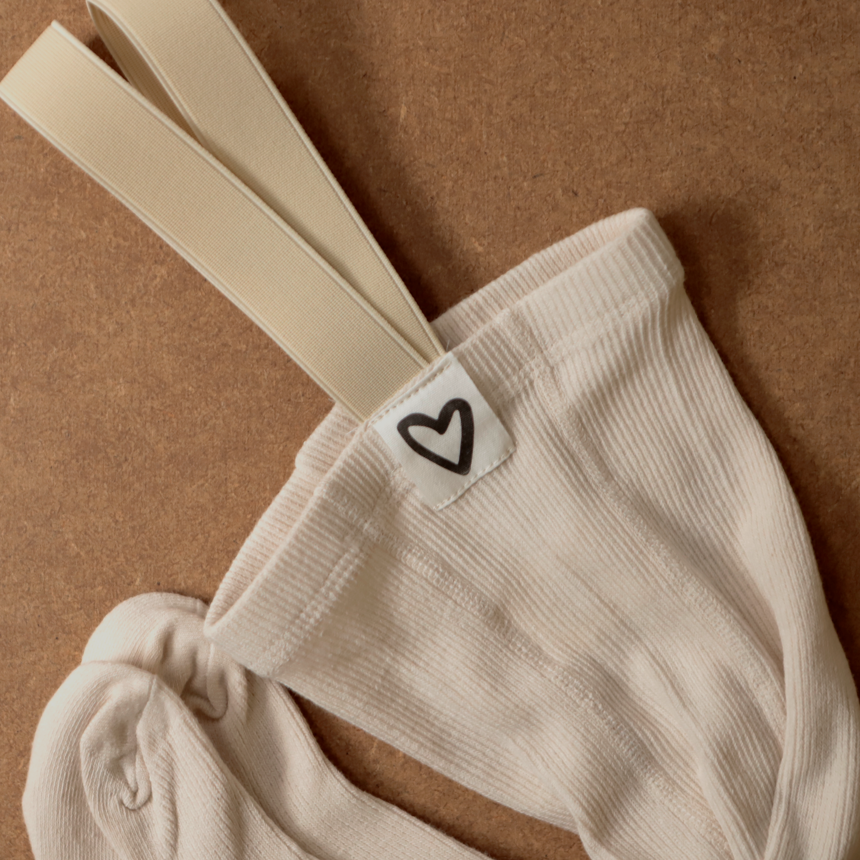 Dungaree Tights | Baby + Toddler Dungaree Tights | Vanilla | La Romi