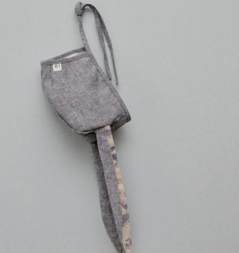 Baby Bonnet | Bunny Ear Baby Bonnets | Denim Linen | La Romi