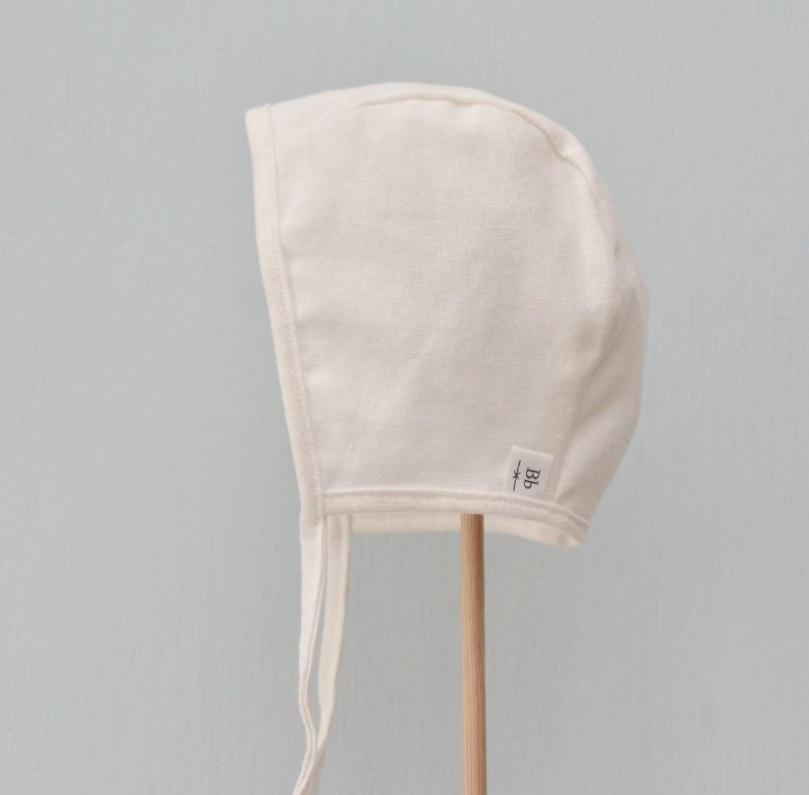 Baby Bonnet | Bunny Ear Baby Bonnets | Ecru White | La Romi