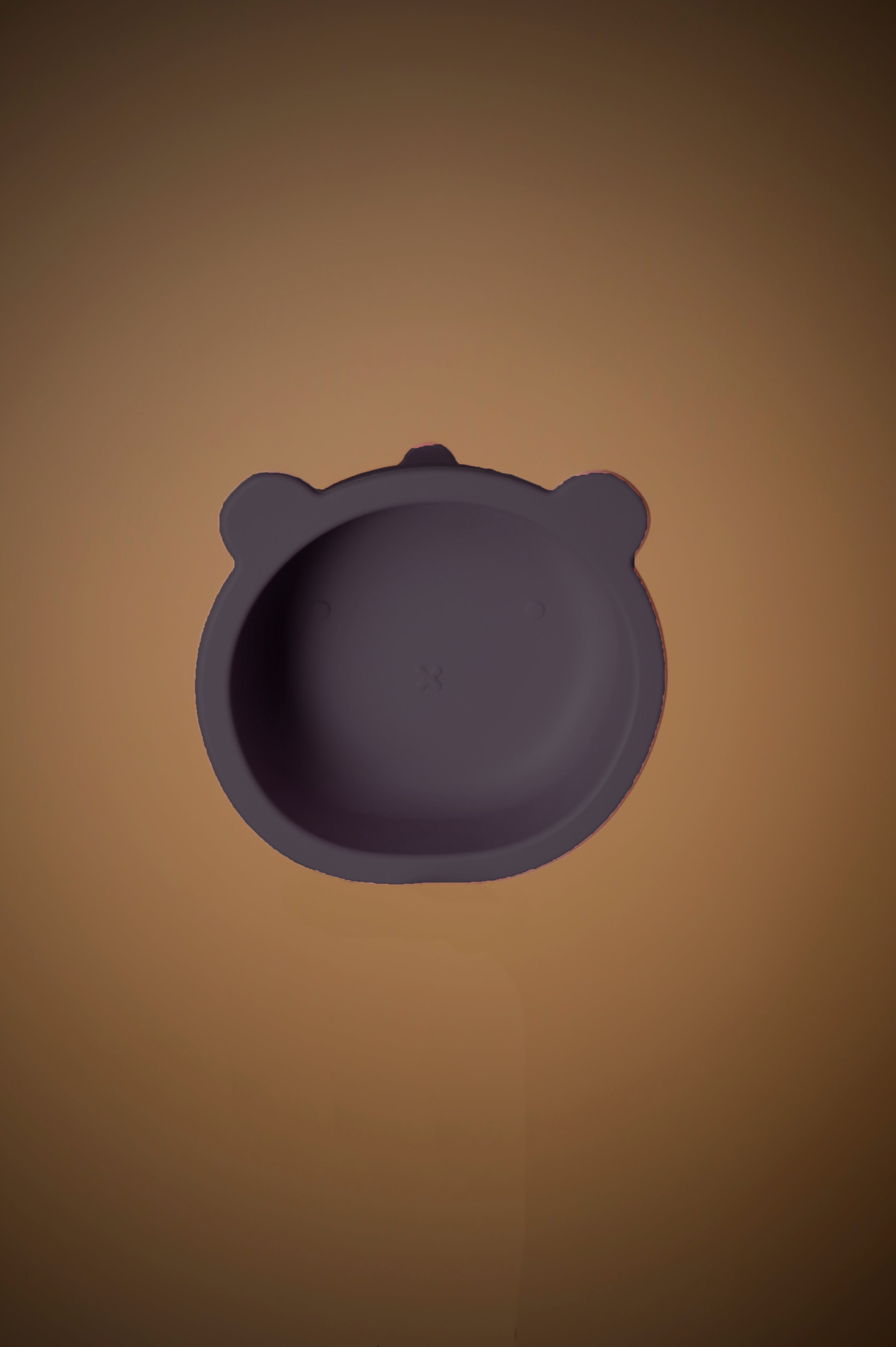 Bowls | Bear Suction Bowl | Aubergine | La Romi