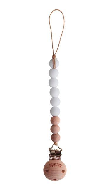 Pacifier Clip | Mushie Cleo Clips | 14 Colours | La Romi