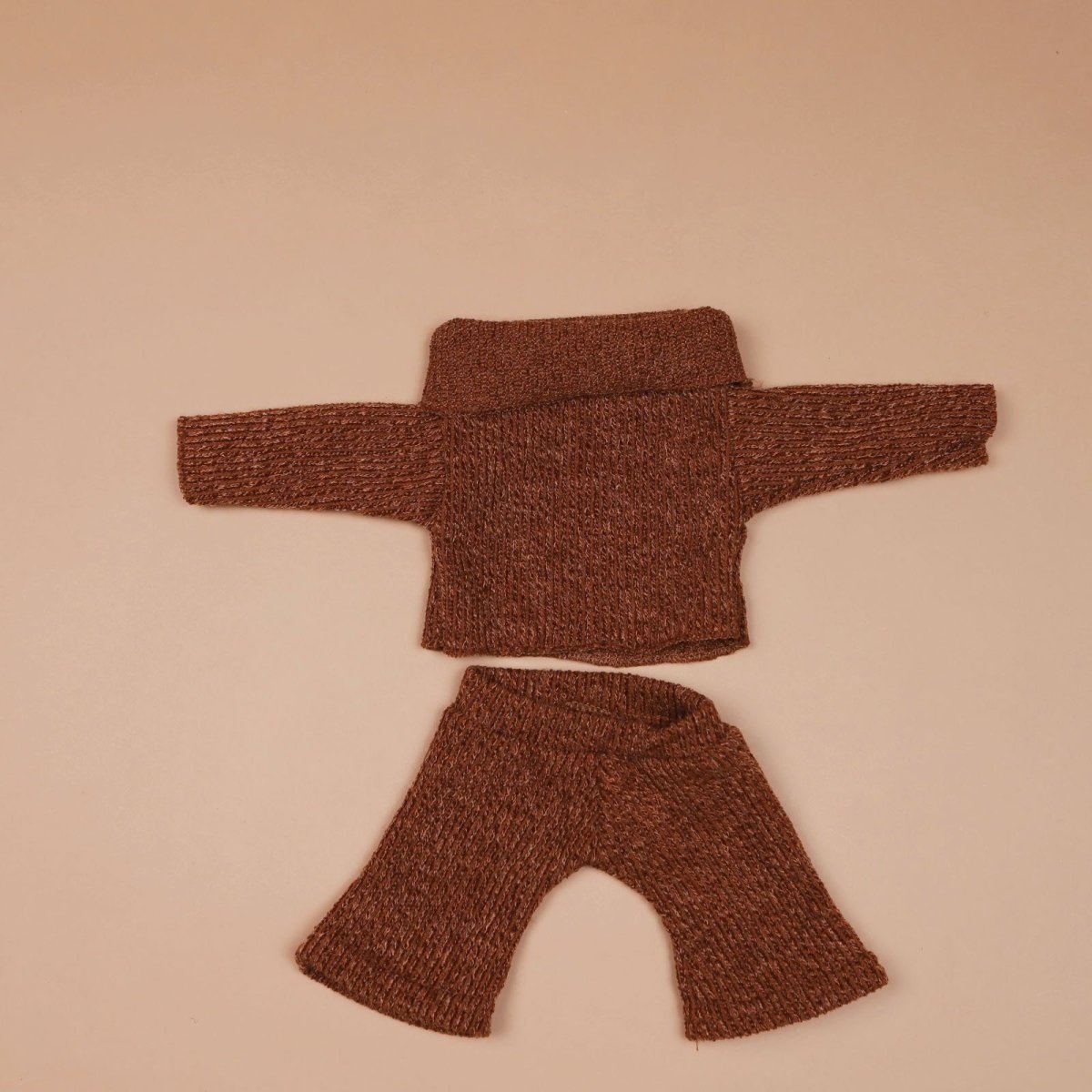 Doll | ENSEMBLE "CARLA" IN COGNAC FOR DOLLS | La Romi