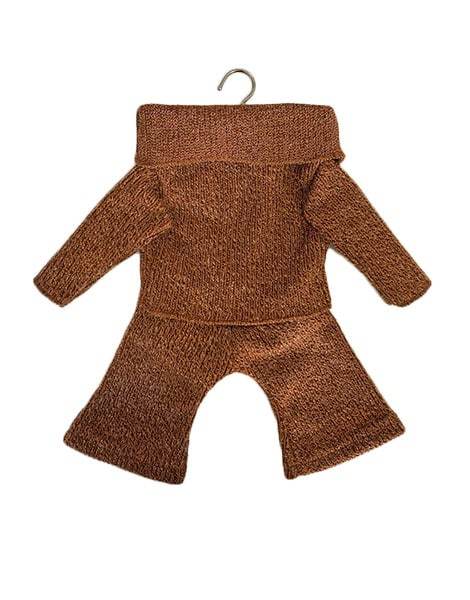 Doll | ENSEMBLE "CARLA" IN COGNAC FOR DOLLS | La Romi