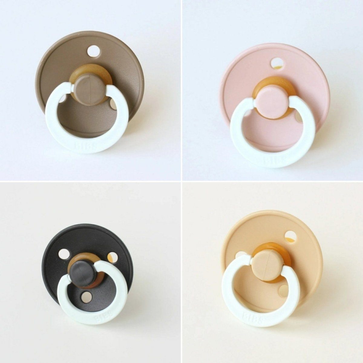 Pacifiers | BIBS Glow | Size 1 - Blush Night | La Romi