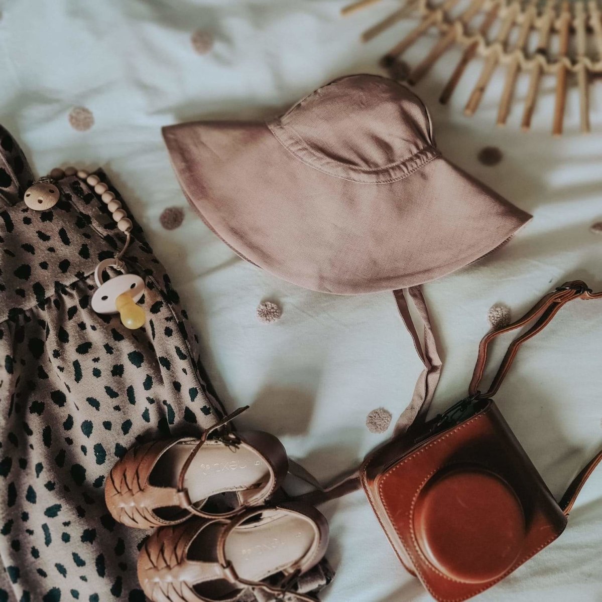 Sun Hats | Brimmed Sun Hats | Light Blush | La Romi