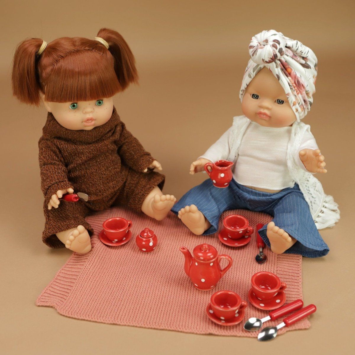 Doll | MINI PORCELAIN TEA SET FOR DOLLS | PAOLA REINA & MINIKANE | La Romi