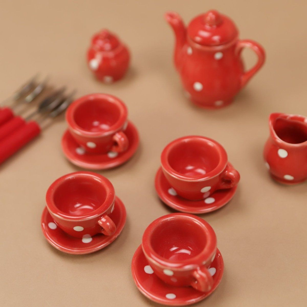 Doll | MINI PORCELAIN TEA SET FOR DOLLS | PAOLA REINA & MINIKANE | La Romi