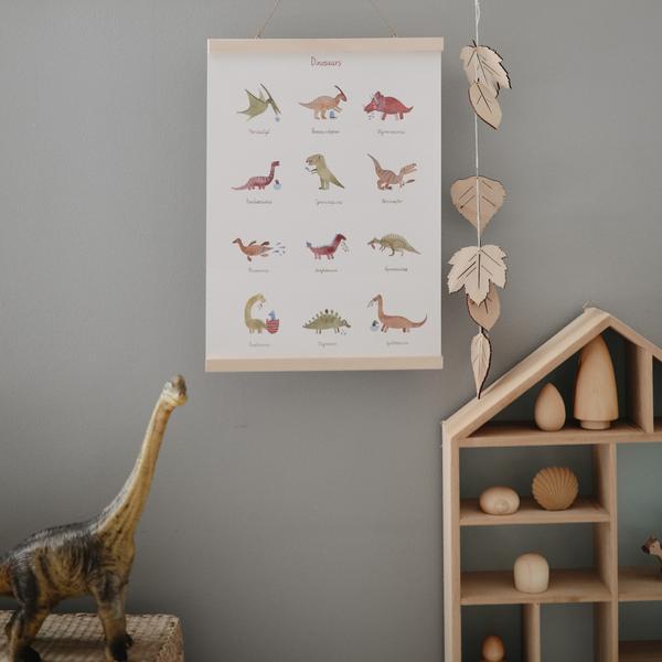 Posters | Mushie Poster | Dinosaur | La Romi
