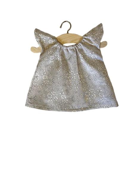 Doll | NIGHTDRESS IN LIBERTY PRINT MITSI GRAY FOR DOLLS | La Romi