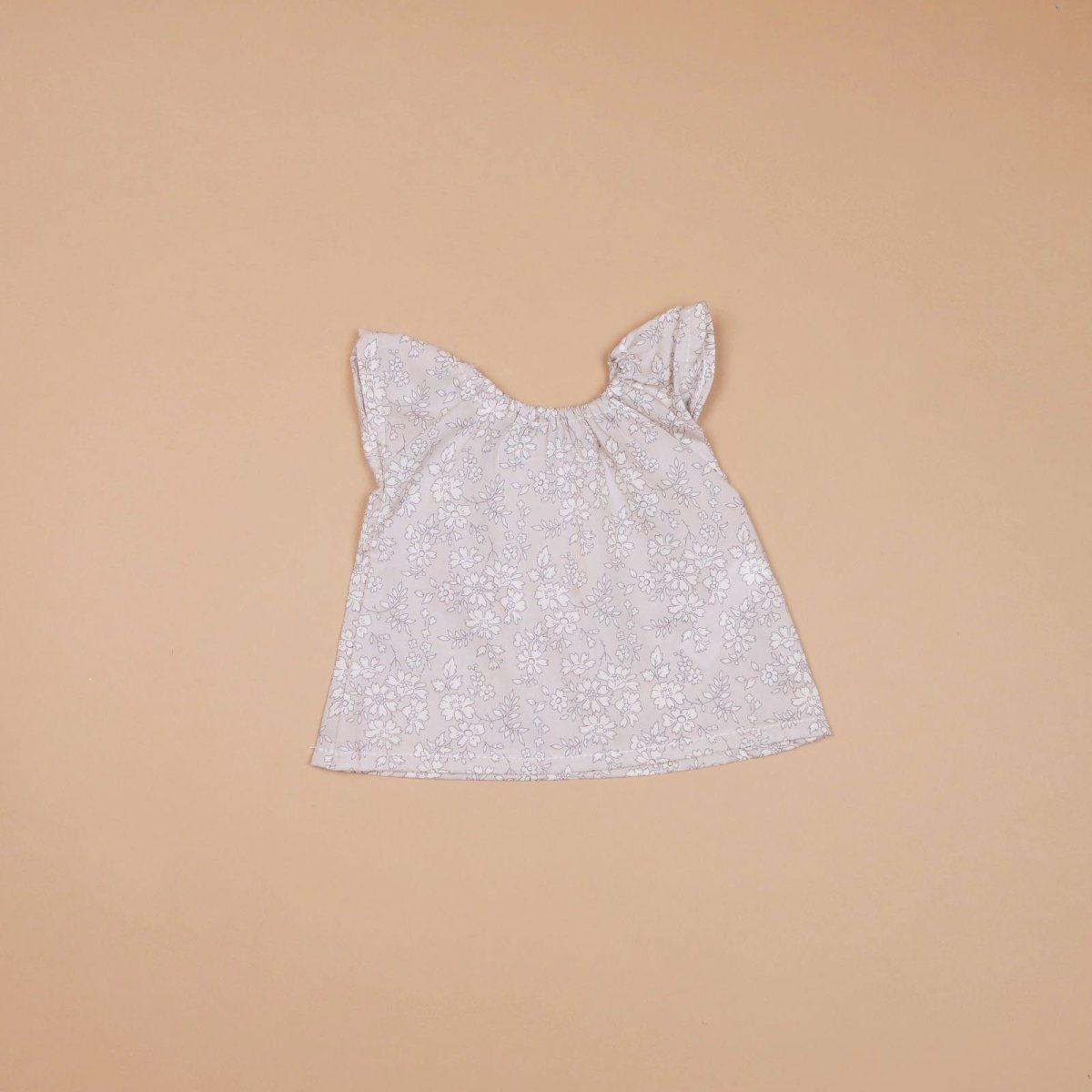 Doll | NIGHTDRESS IN LIBERTY PRINT MITSI GRAY FOR DOLLS | La Romi