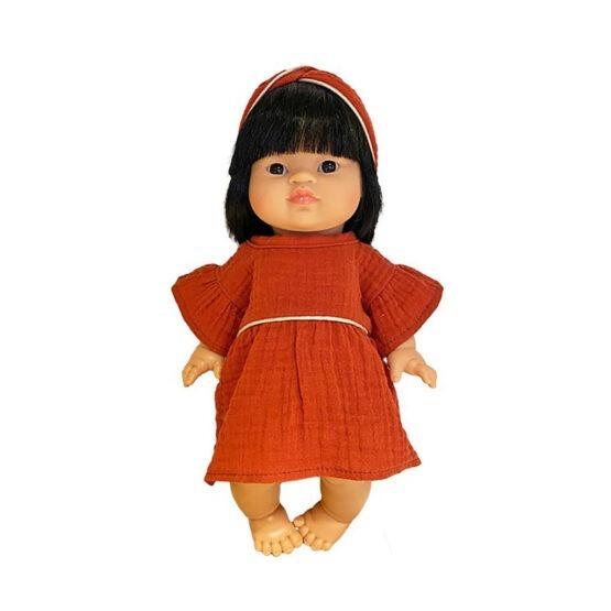 Doll | ROBE IN DAISY WITH HEADBAND FOR DOLLS | | La Romi