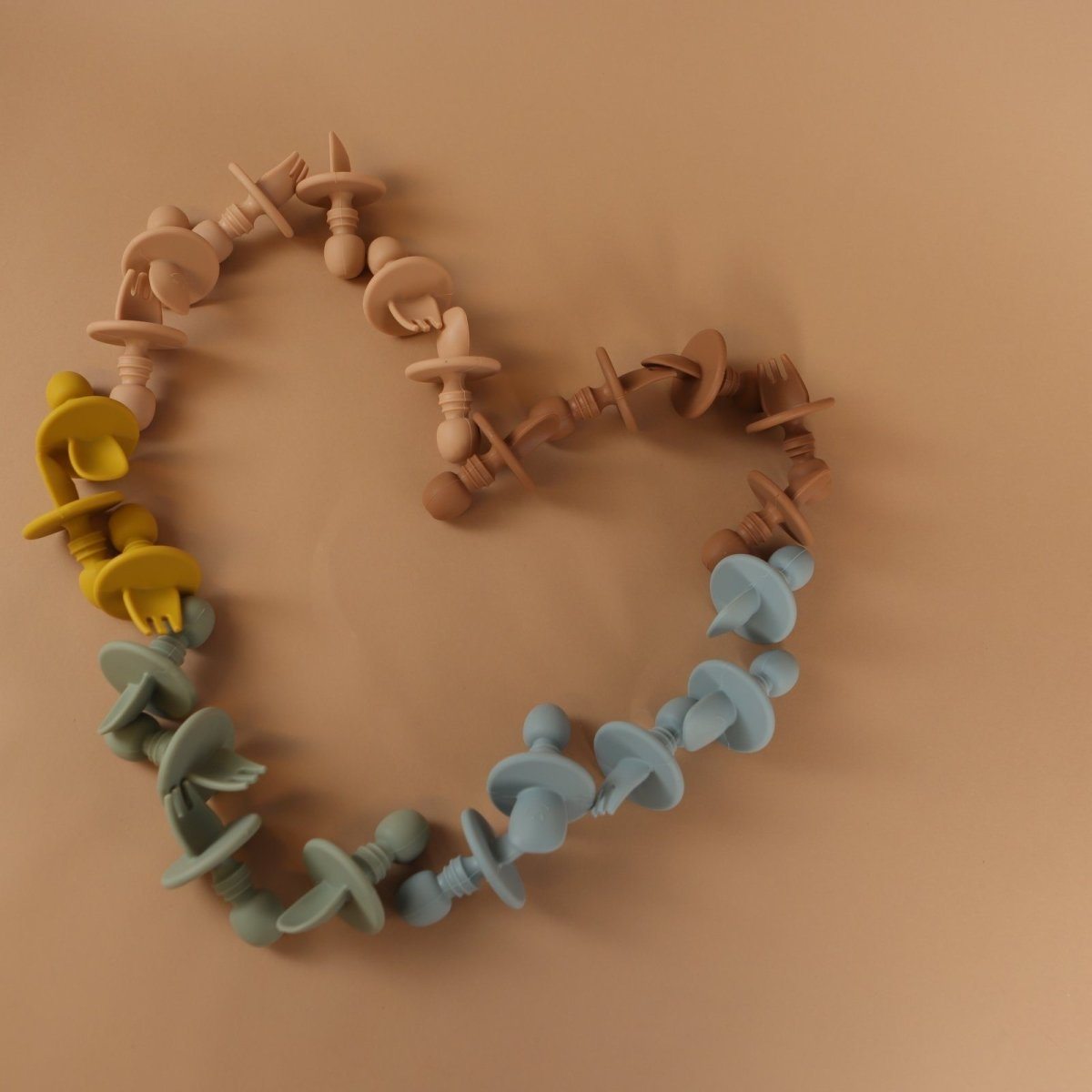 Plates | Suction Plate And Chunky Cutlery | Petrol Blue | La Romi