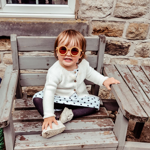 Sunglasses | Kids / Toddler Aviator Sunglasses | Powder | La Romi