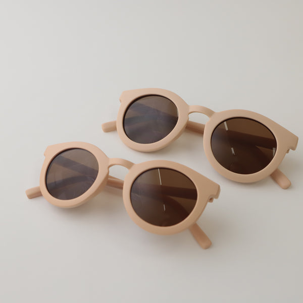 Sunglasses | Parent Aviator Sunglasses | Champagne | La Romi