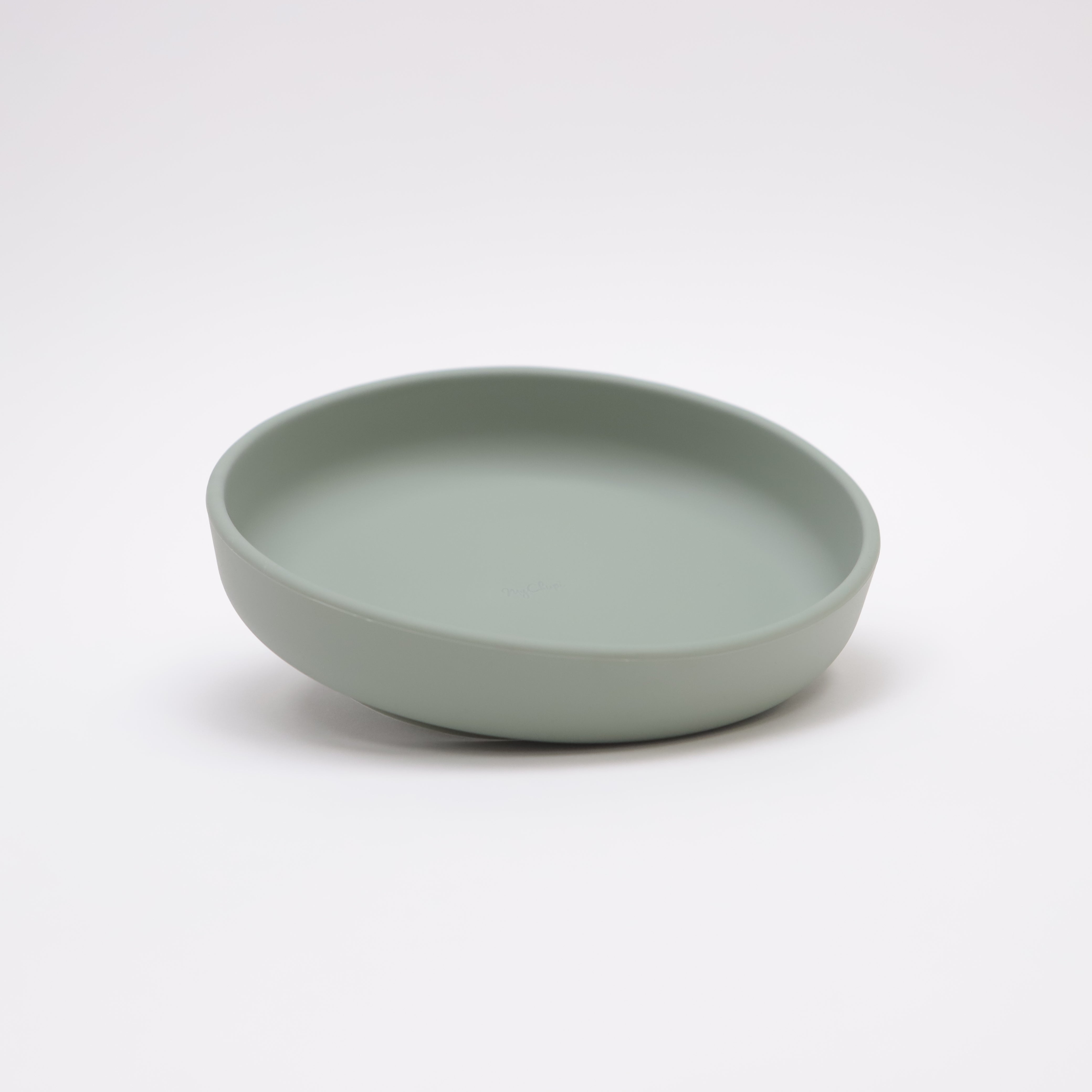 Plates | Round Suction Plate | Sage | La Romi
