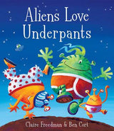 English Books | Aliens Love Underpants! (Board book) | La Romi