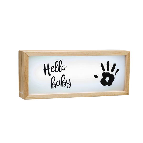 Baby Shower Gifts | Baby Art - Wooden Collection Lightbox with Imprint | La Romi