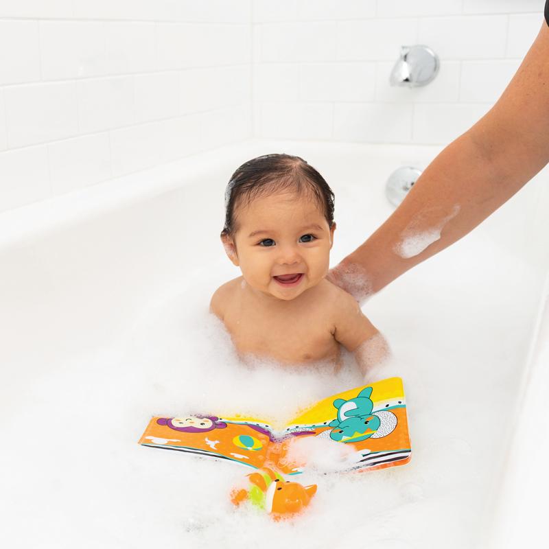 Bath Toys | Infantino Bath Book with Roto Squirter | La Romi