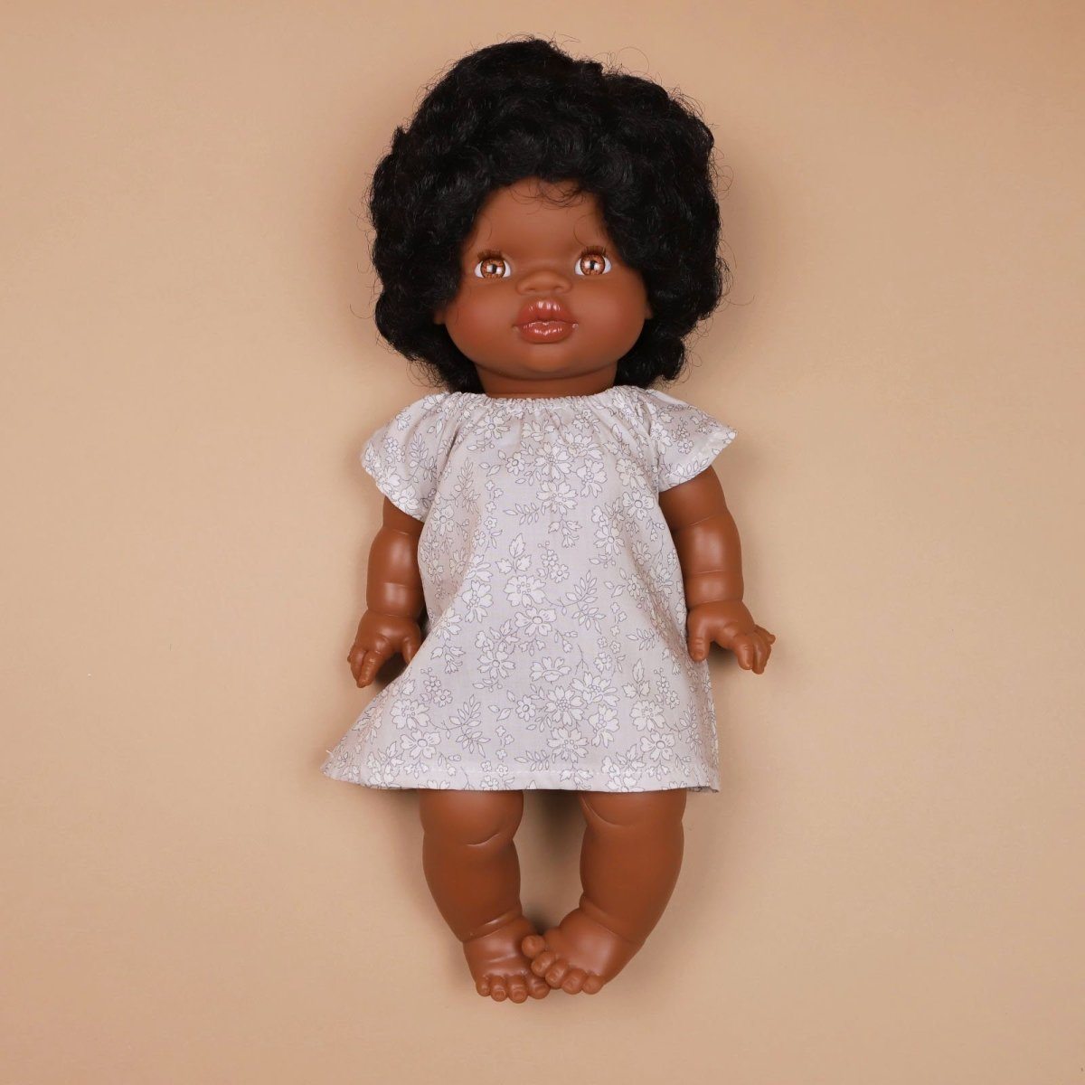 Doll | NIGHTDRESS IN LIBERTY PRINT MITSI GRAY FOR DOLLS | La Romi